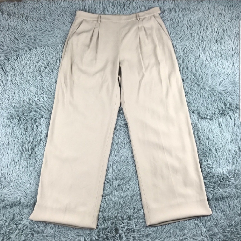 MM LaFleur Tan adjustable length trousers